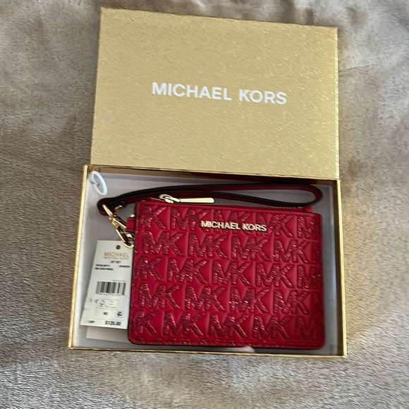 NWT MICHAEL KORS SMALL JET SET COIN PURSE - Picture 1 of 3